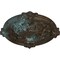 Ekena Millwork Hamilton Ceiling Medallion (Fits Canopies up to 3 3/4"), 17 3/8"OD x 1 3/4"P, Bronze Blue Patina CM17HABBS - alternate 4